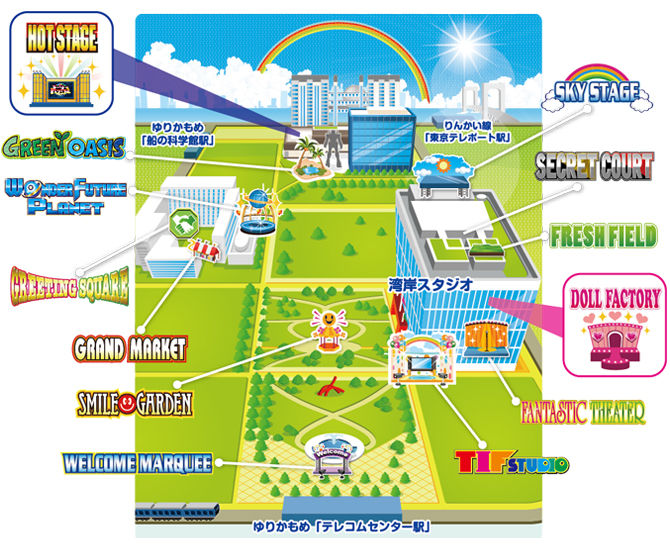 STAGE MAP